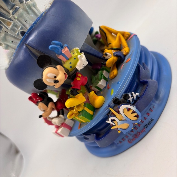 Walt Disney World 30th Anniversary Character Castle Celebration Snow Globe - Picture 3 of 16